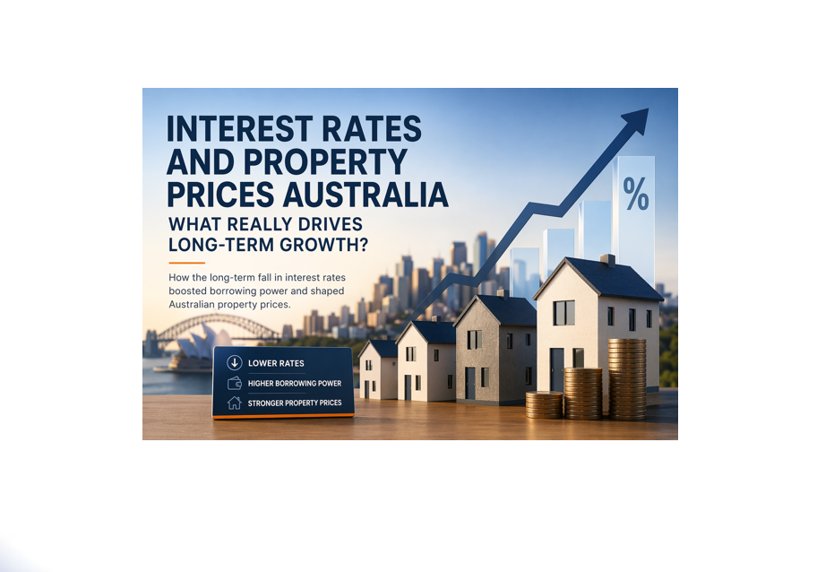 interest rates and property prices Australia